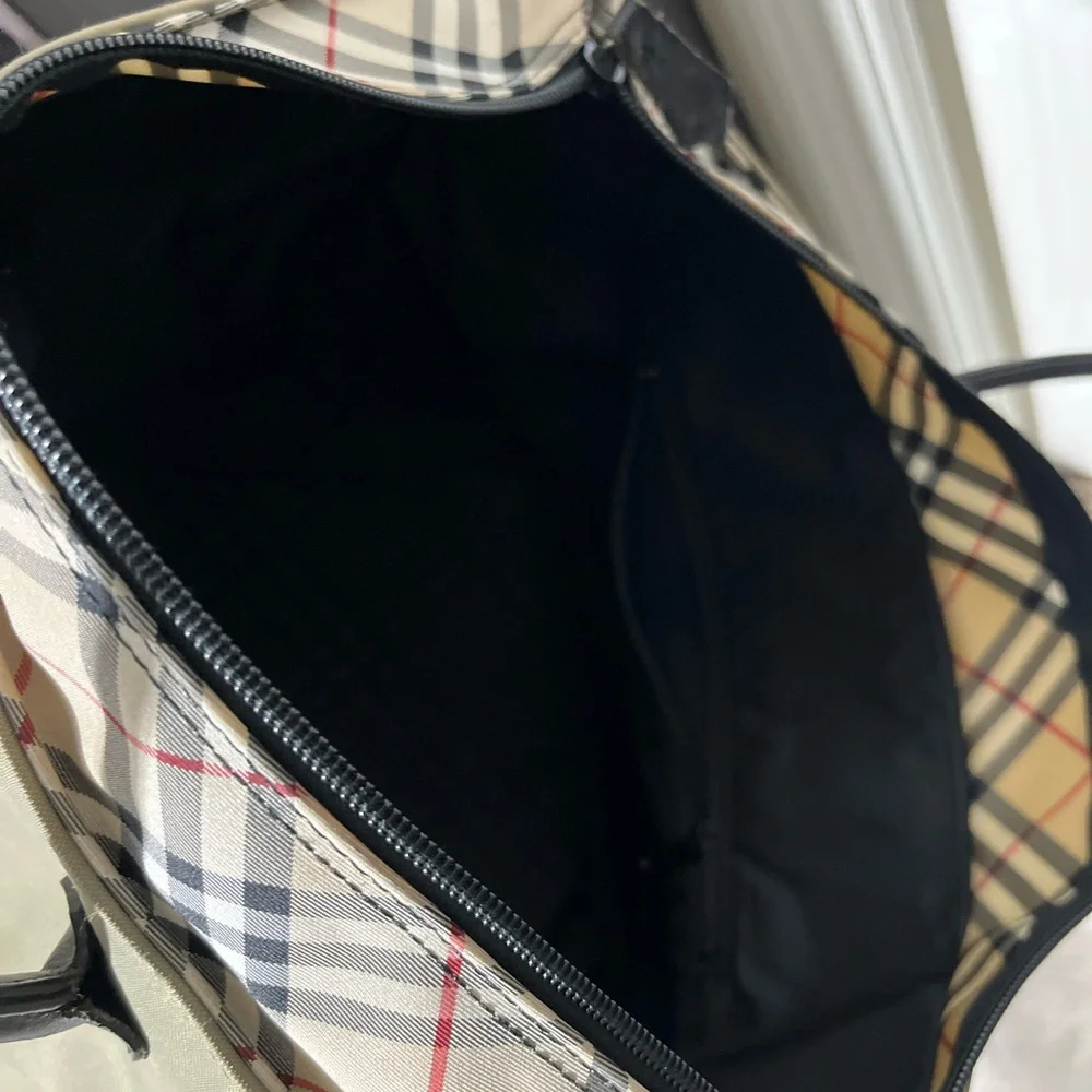 Burberry Black Nova Check Tote Bag - Picture 8 of 10